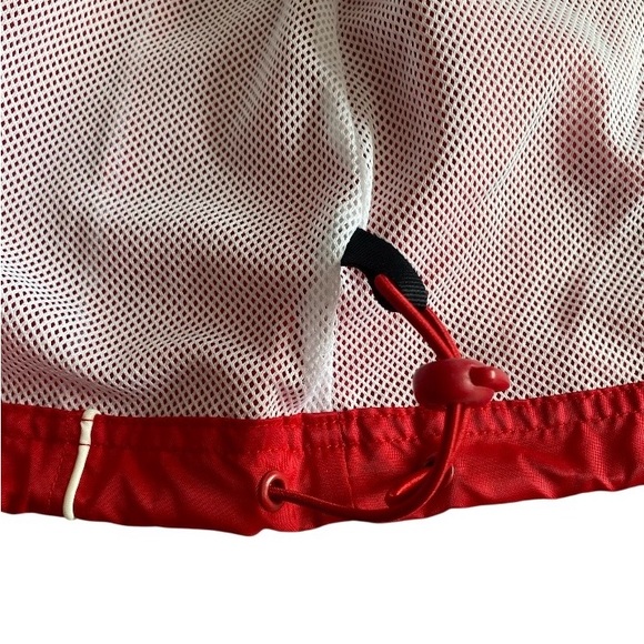 Russell Athletic water-resistant nylon windbreaker Red jacket Women size M - Picture 10 of 13